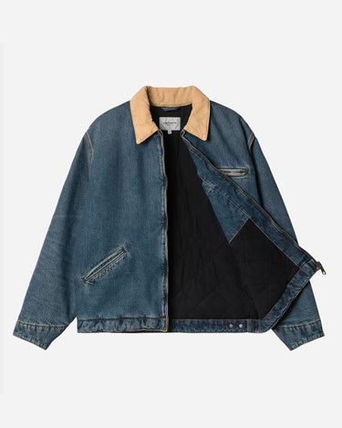 carhartt wip OG Detroit Jacket Smith Denim Blue stone washed