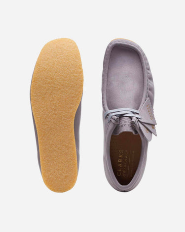 clarks wallabee vegan grey