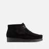 clarks woman wallabee boot black suede