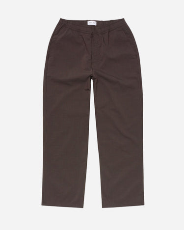 Edwin Edison Pant seersucker coffee bean brown