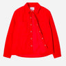 edwin Sphere Padded Overshirt Fierey Red