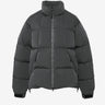 goldwin Dope Dyed Ripple Nylon Down Jacket Dark Charcoal
