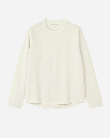 goldwin WF Light L/S Thermal Tee Ivory