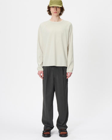 goldwin WF Light L/S Thermal Tee Ivory