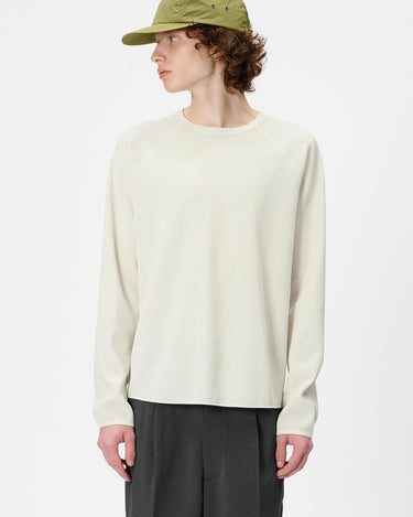 goldwin WF Light L/S Thermal Tee Ivory