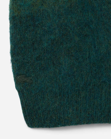 lacoste Landscape Jacquard Wool Sweater  Green / Blue