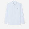 lacoste Long Sleeve Shirt Blanc Bleu