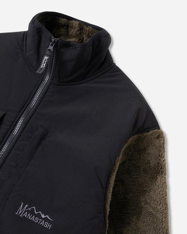 manastash Bigfoot Jacket Panel Olive Grey