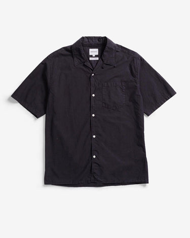 norse project Carsten Cotton Tencel Shirt Dark Navy