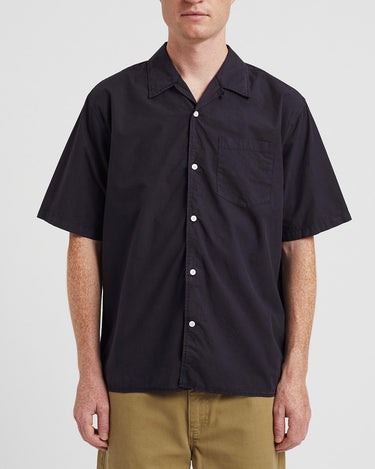 norse project Carsten Cotton Tencel Shirt Dark Navy