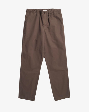 norse project Ezra Regular Mineral Dyed Fine Twill Espresso