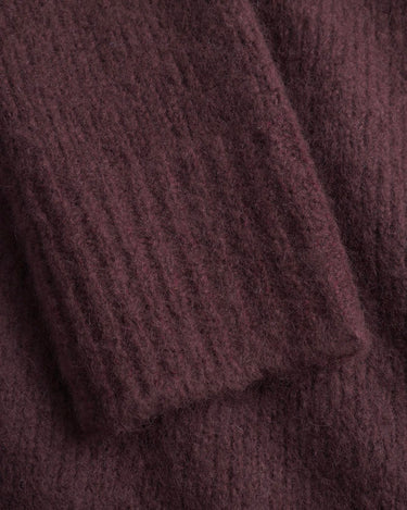 norse project Rasmus Relaxed Brushed Polo Mahogany