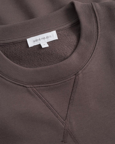 norse project Standard Sweatshirt Seal Brown