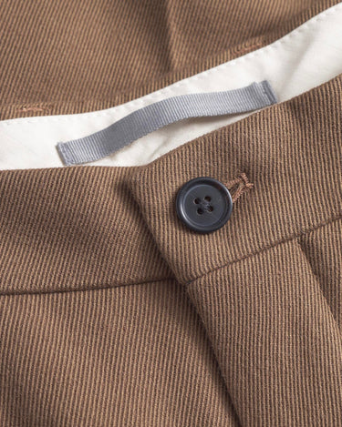 norse project benn relaxed Cotton Wool Pleated Trouser Oak