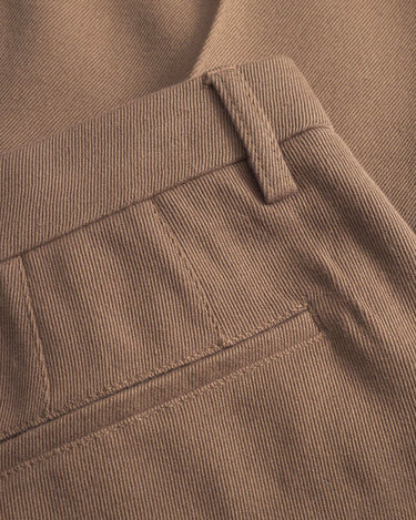 norse project benn relaxed Cotton Wool Pleated Trouser Oak