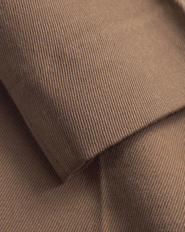 norse project benn relaxed Cotton Wool Pleated Trouser Oak