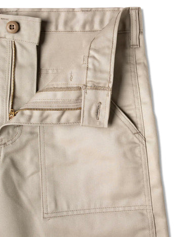 Fatigue Short  Khaki Twill