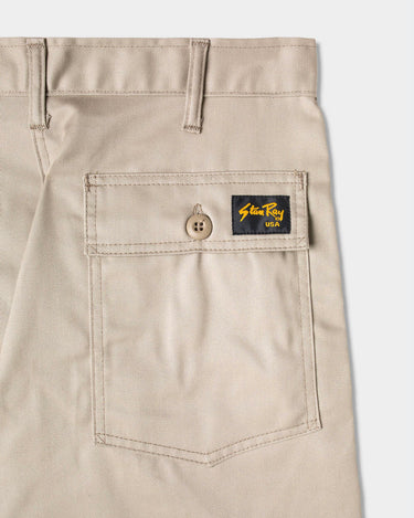 Fatigue Short  Khaki Twill