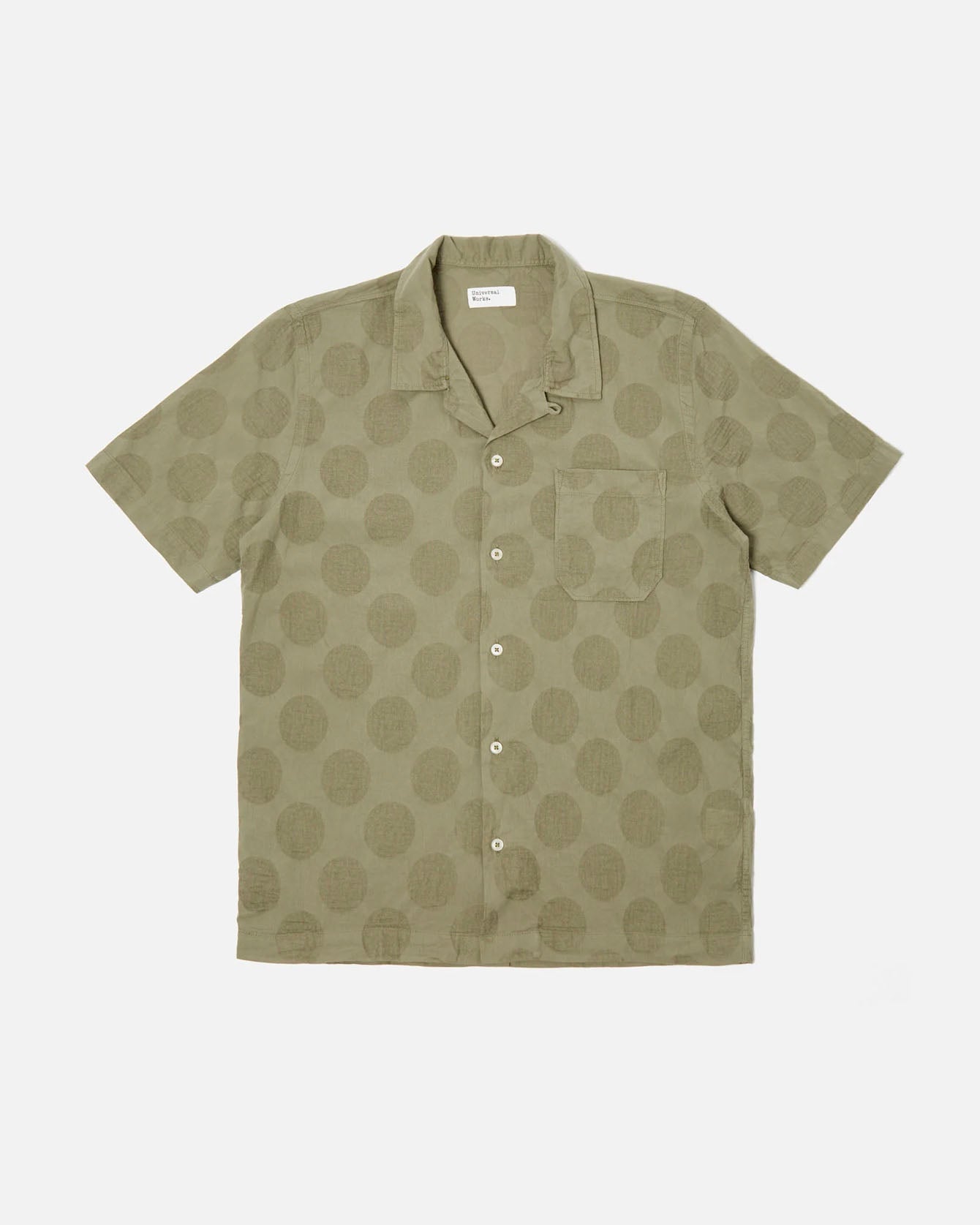 Dot Cotton Shirt Olive