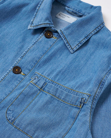 universal works Field Jacket 8oz Slub Denim Washed Indigo ref. 34707W 