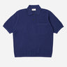 universal works SS Knit Polo Navy ref. 34452N