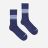 universal works sports socks navy blue